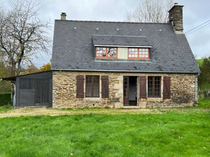 AHIN-SP-001640 Sourdeval 50150 Detached 2 bedroom stone house with 1066m2 in quiet rural hamlet