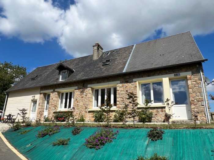 UNDER OFFER AHIN-SP-001602 Nr Saint-Hilaire-Du-Harcouet 50600 Immaculate detached house with half an acre garden in a quiet village in Normandy
