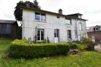AHIN-SP-001501Nr Domfront 61700 House with attached gîte to renovate with views over Medieval castle and large (1810m2) garden